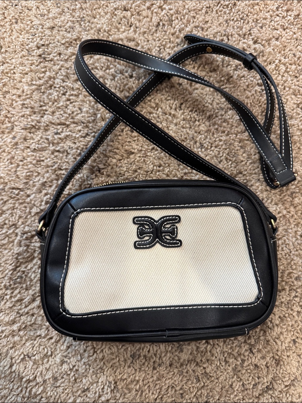 Sam Edelman Fitz logo camera bag